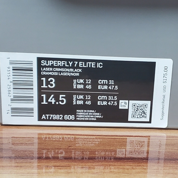 Nike Superfly 7 Elite IC Indoor Soccer - Picture 9 of 9